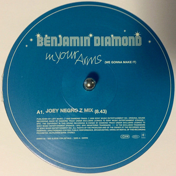 Benjamin Diamond : In Your Arms (We Gonna Make) (12")