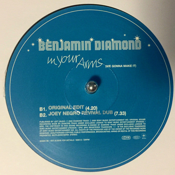 Benjamin Diamond : In Your Arms (We Gonna Make) (12")