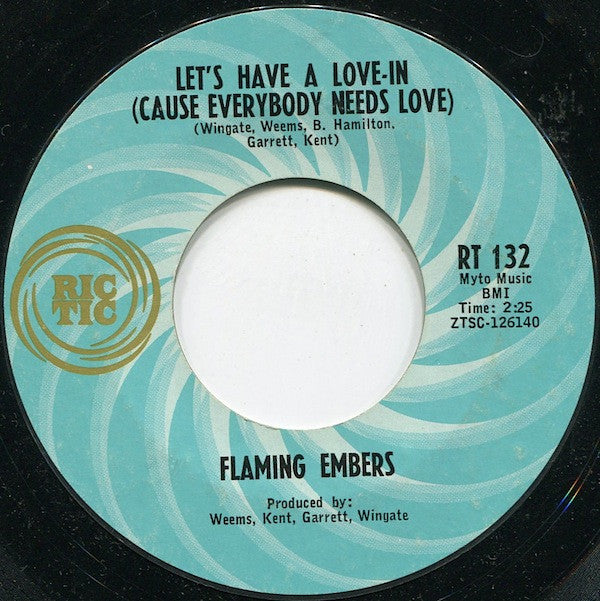 Flaming Ember : Hey Mama (What'Cha Got Good For Daddy) / Let's Have A Love-In (Cause Everybody Needs Love) (7")