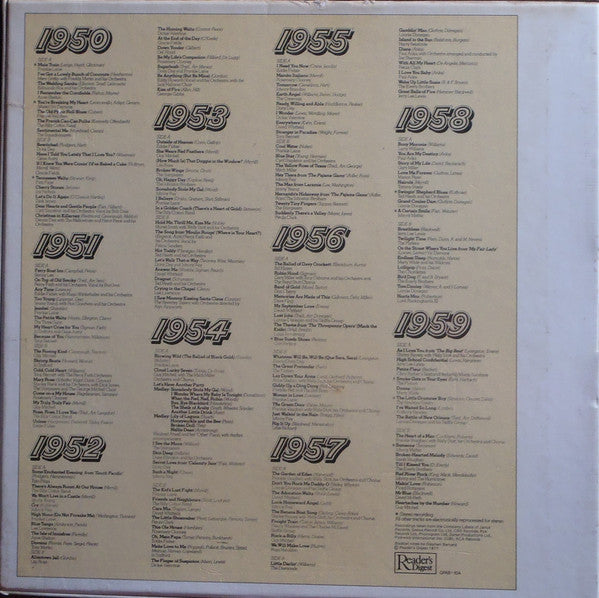 Various : The Fabulous Fifties (10xLP, Comp + Box)
