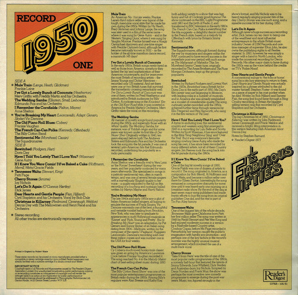 Various : The Fabulous Fifties (10xLP, Comp + Box)