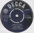 Dave Berry : Baby It's You (7", Single)