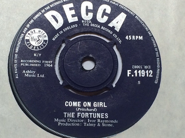 The Fortunes : I Like The Look Of You / Come On Girl (7", Single)
