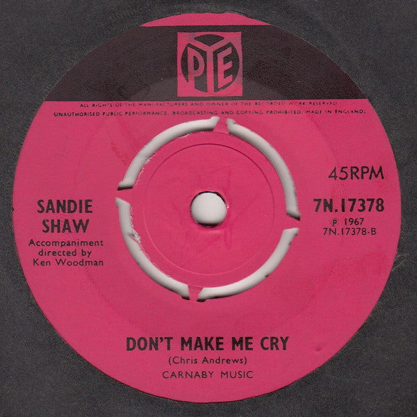 Sandie Shaw : You've Not Changed (7", Single)