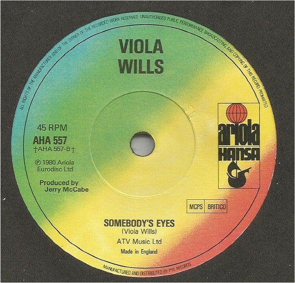 Viola Wills : If You Could Read My Mind (7")