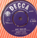 Babbity Blue : Don't Make Me (Fall In Love With You) / I Remembered How To Cry (7", Single)
