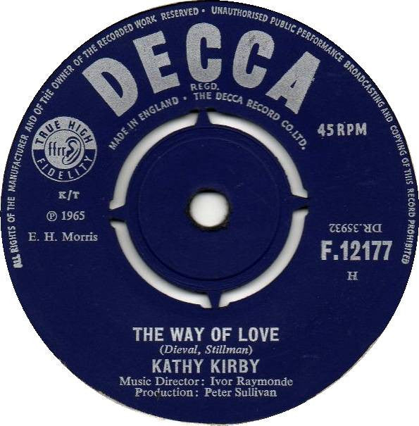 Kathy Kirby : The Way Of Love  (7", Single)