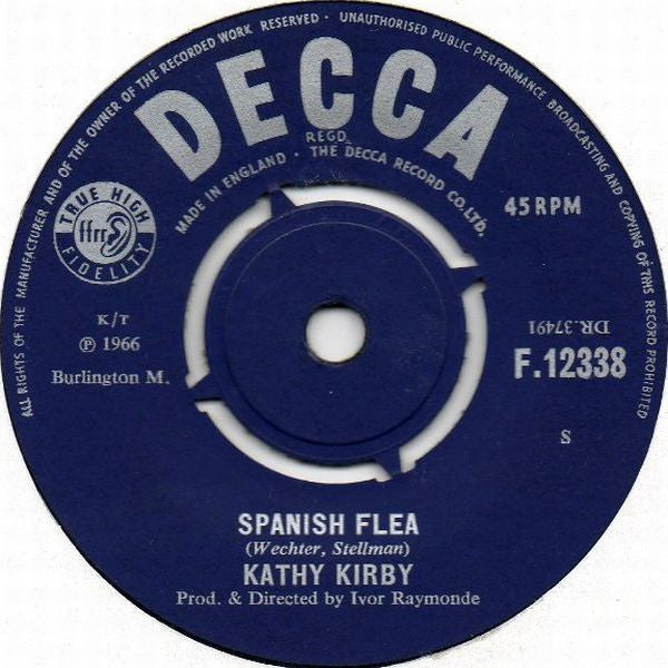 Kathy Kirby : Spanish Flea (7", Single)