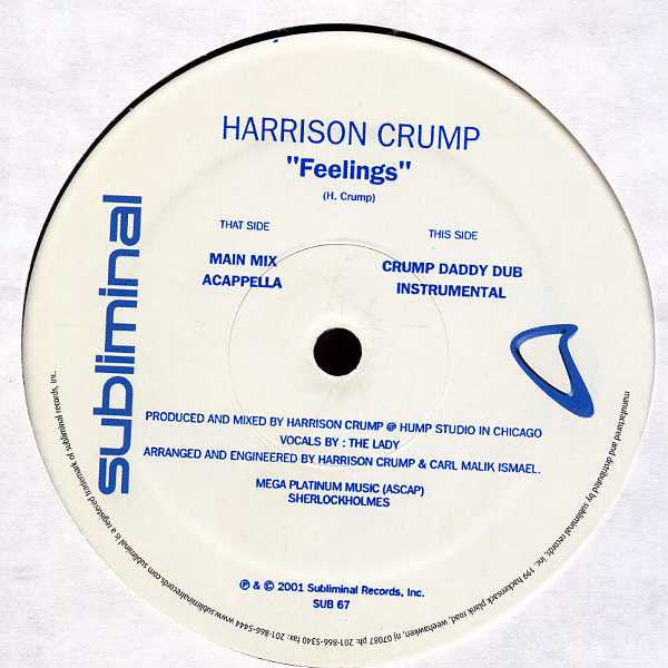Harrison Crump : Feelings (12")