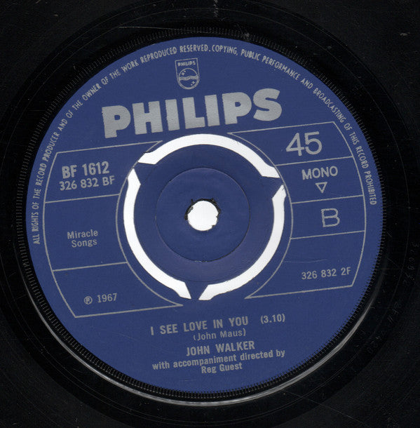 John Walker (3) : If I Promise (7", Single)