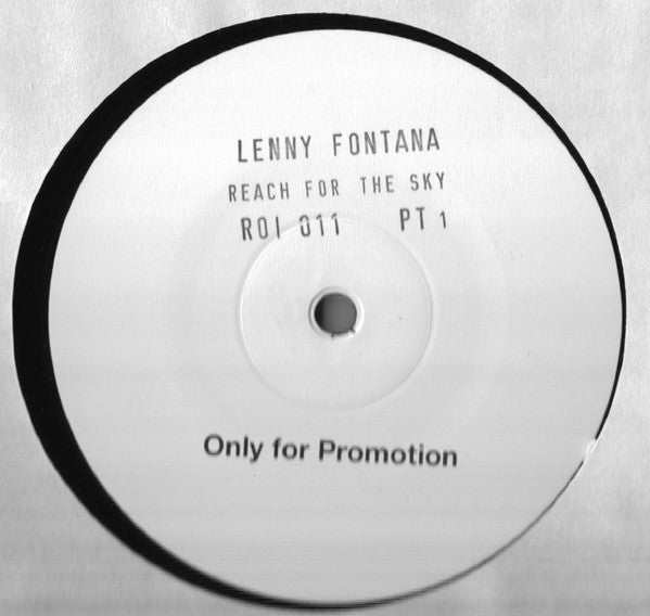 Lenny Fontana : Reach For The Sky Pt 1 (12", Promo, W/Lbl)