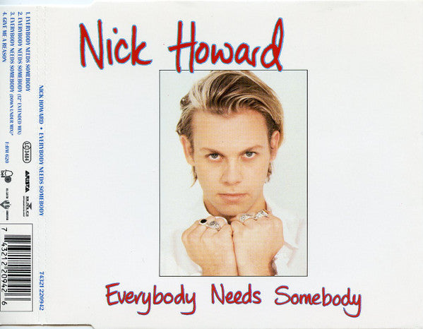 Nick Howard (2) : Everybody Needs Somebody (CD, Single)