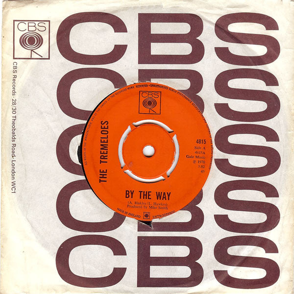 The Tremeloes : By The Way (7", Single)