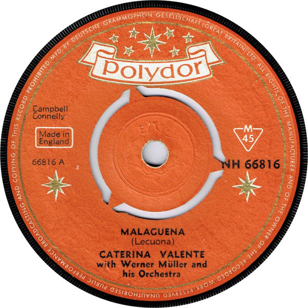 Caterina Valente : Malaguena / Secret Love (7", Single)