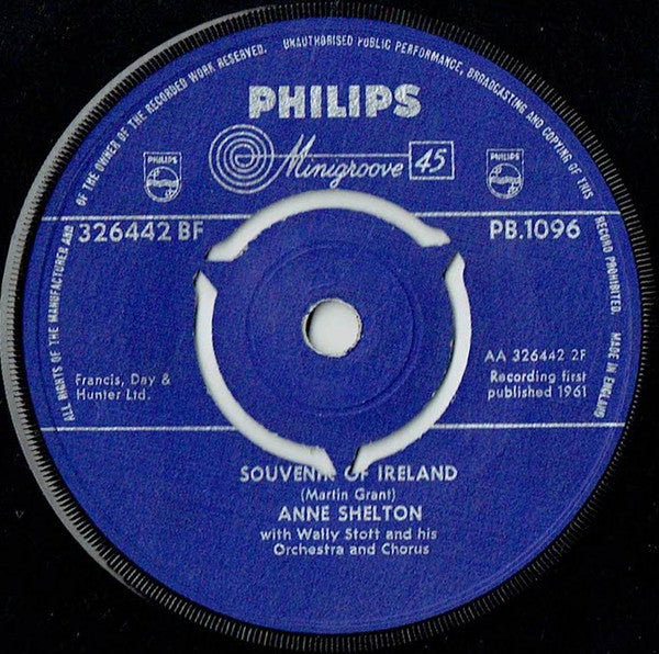 Anne Shelton With Wally Stott And His Orchestra And Chorus : Sailor (7", Single)
