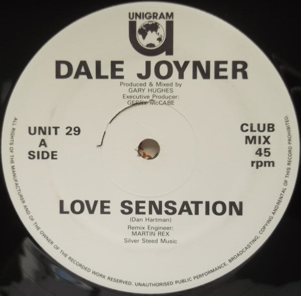 Dale Joyner : Love Sensation (12")