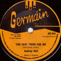 Audrey Hall : The Best Thing For Me (7")