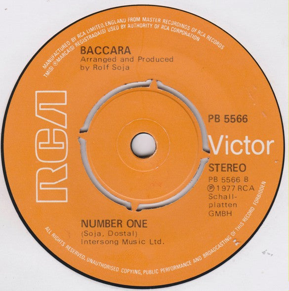 Baccara : Darling (7")
