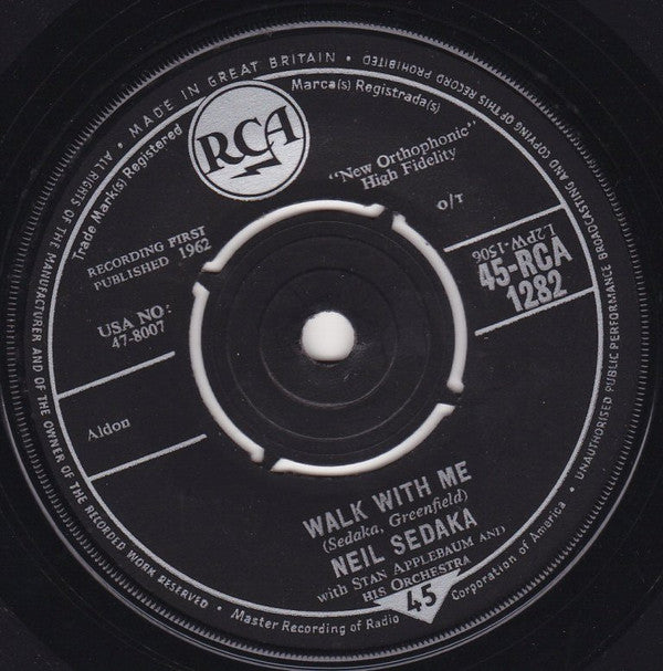 Neil Sedaka : King Of Clowns (7", Single)