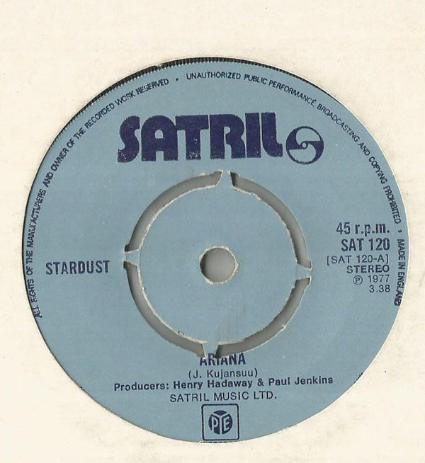 Stardust (6) : Ariana (7", Kno)