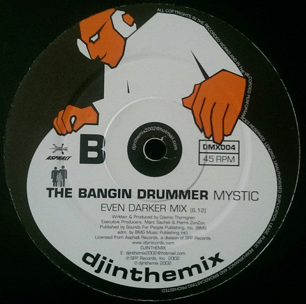 The Bangin' Drummer : Mystic (12")
