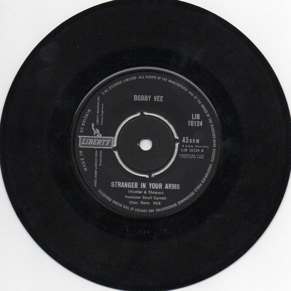 Bobby Vee : Stranger In Your Arms (7")