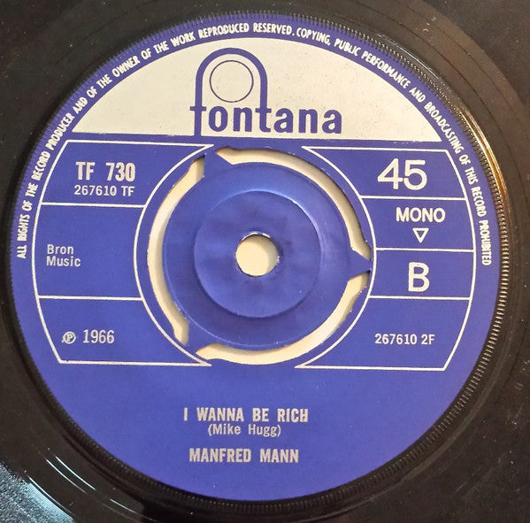Manfred Mann : Just Like A Woman (7", Single, Mono, 3 P)