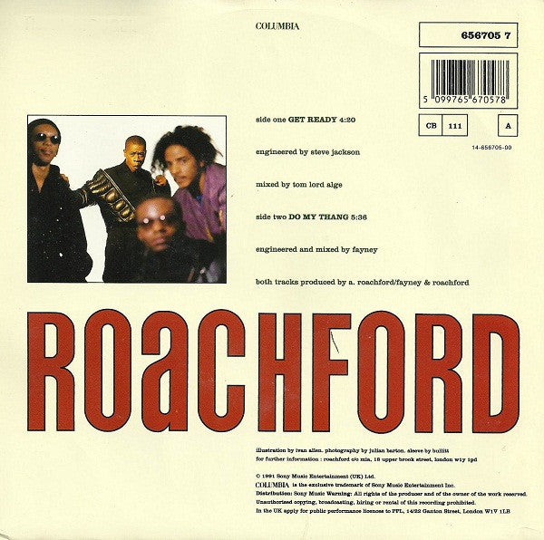 Roachford : Get Ready! (7", Single)