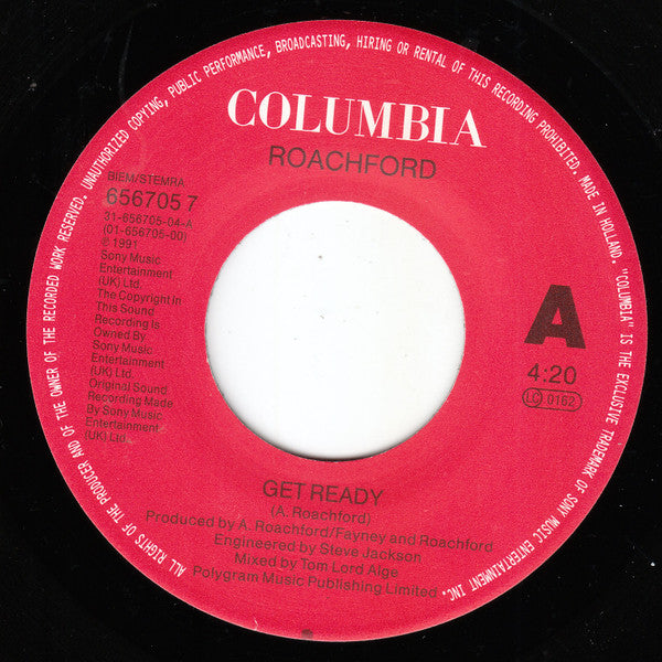 Roachford : Get Ready! (7", Single)