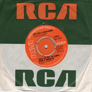 Jack Jones & Susan George : That's The Way I've Always Heard It Should Be (7", Single, 4-p)