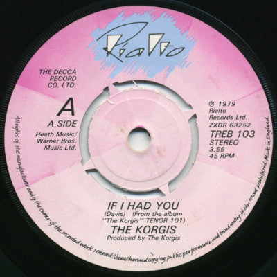 The Korgis : If I Had You (7", Single)