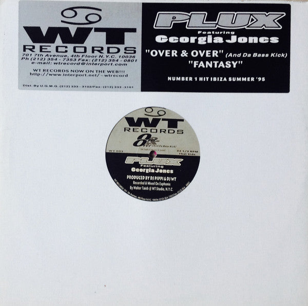 Plux Featuring Georgia Jones : Over & Over / Fantasy (12", Red)