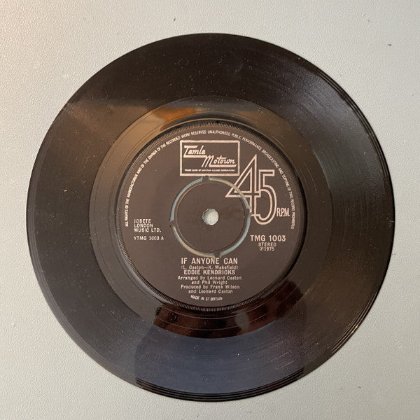 Eddie Kendricks : If Anyone Can (7")
