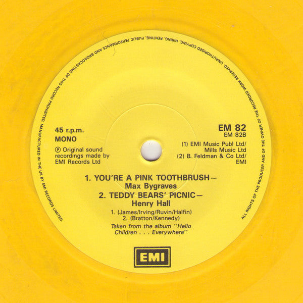 Various : I Taut I Taw A Puddy Tat (7", Yel)