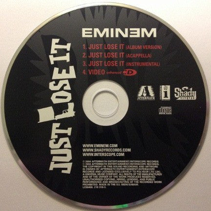 Eminem : Just Lose It (CD, Single, Enh)