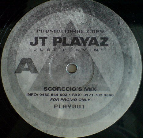 JT Playaz : Just Playin' (12", Promo)