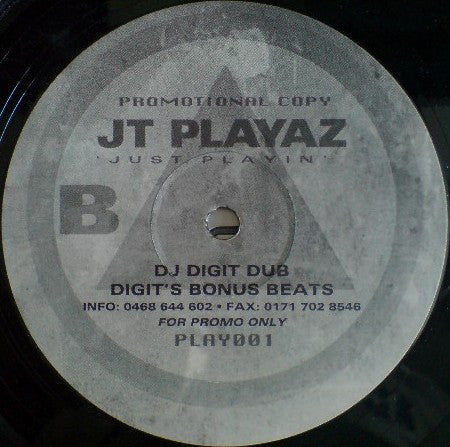 JT Playaz : Just Playin' (12", Promo)