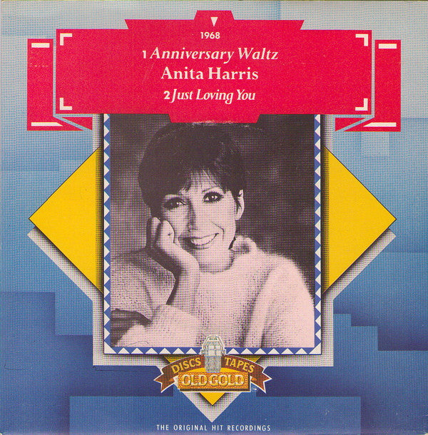 Anita Harris : Anniversary Waltz / Just Loving You (7", RP)