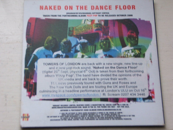 Towers Of London : Naked On The Dance Floor (CDr, Single, Promo)