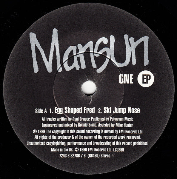 Mansun : One EP (7", EP)