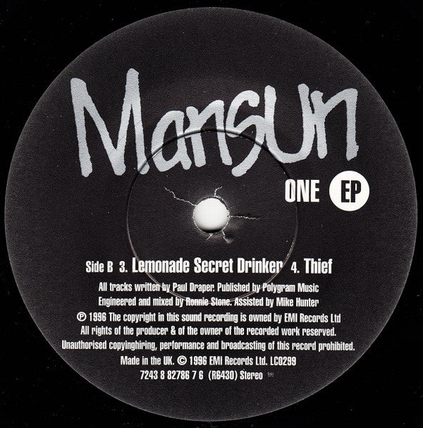 Mansun : One EP (7", EP)