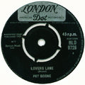 Pat Boone : Lover's Lane (7", Single)