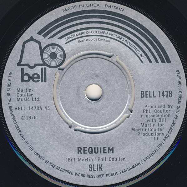 Slik : Requiem (7", Single)