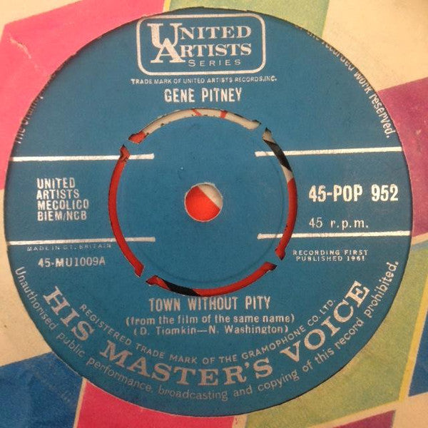 Gene Pitney : Town Without Pity  (7", Single)