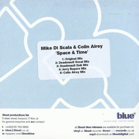 Mike Di Scala & Colin Airey : Space & Time (CDr, Promo)