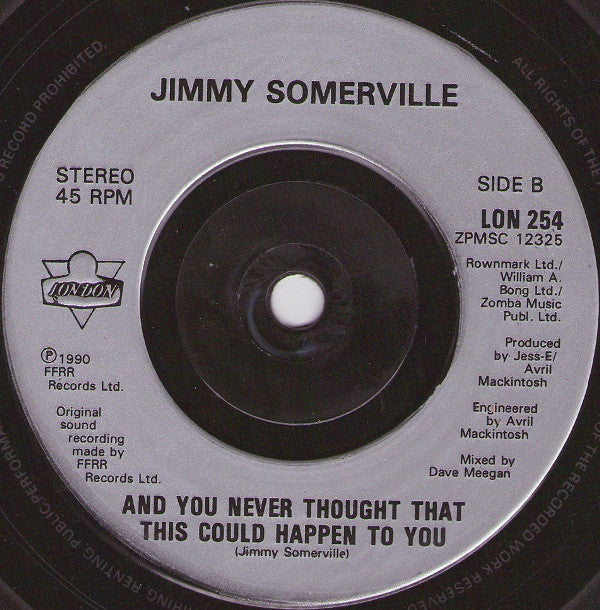 Jimmy Somerville : Read My Lips (7", Single, Ltd, Sti)