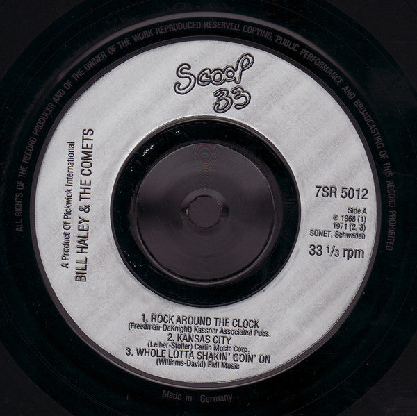 Bill Haley And His Comets : Bill Haley & The Comets (7", Album, Comp)