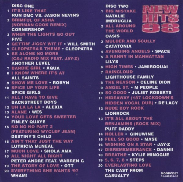 Various : New Hits 98 (2xCD, Comp)
