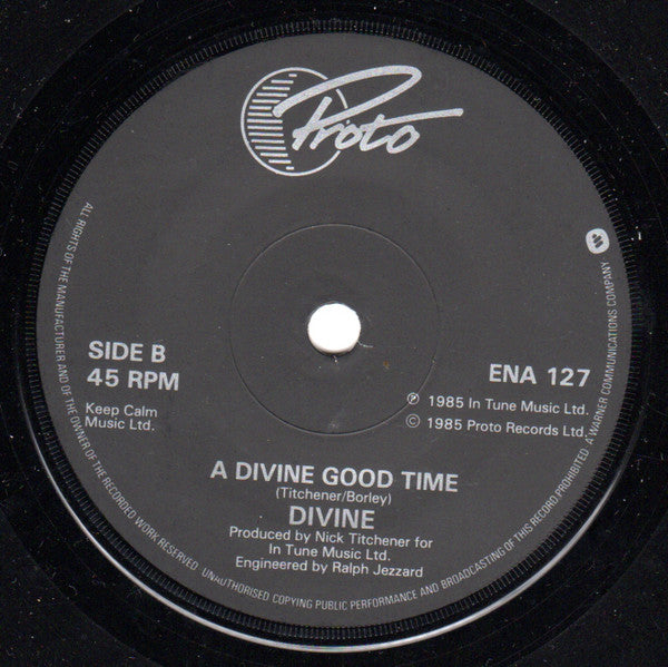 Divine : Twistin' The Night Away (7", Single, Pap)