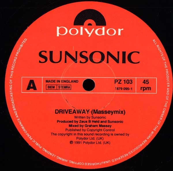 Sunsonic : Driveaway (12", Single)